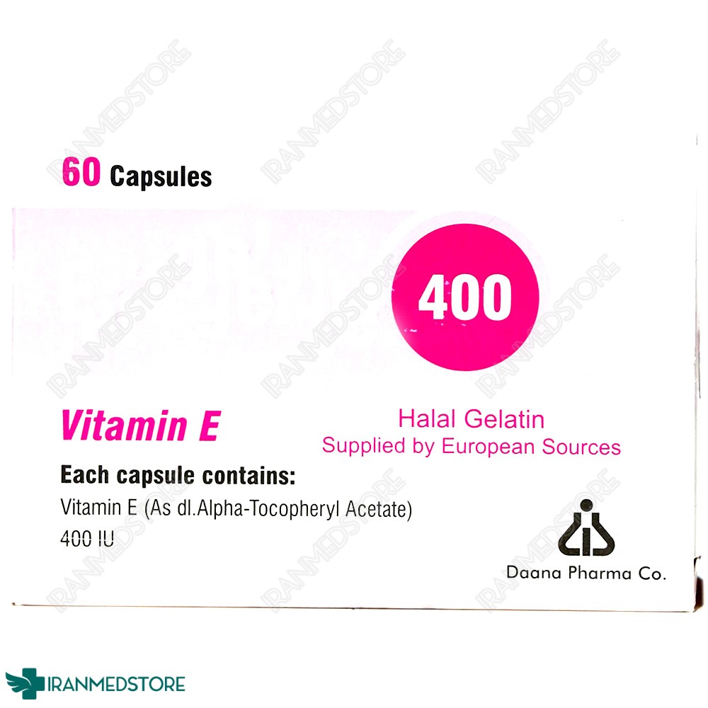 کپسول ویتامین ای ایویژل 400 دانا 60 عددی