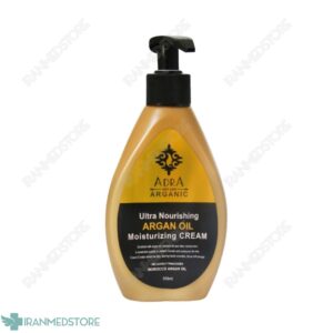کرم پمپی مرطوب کننده دست و صورت آدرا حاوی روغن آرگان 300 میلی لیتر