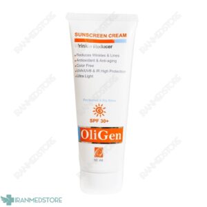 کرم ضدآفتاب پوست خشک الی ژن SPF30 حجم 50 میلی لیتر