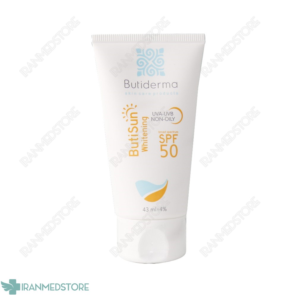کرم ضد آفتاب روشن کننده SPF50 بیوتی درما 43 میلی لیتر