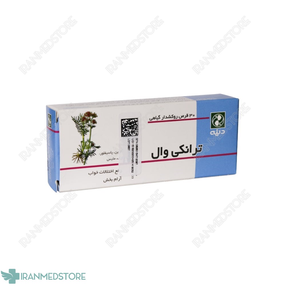 قرص ترانکی وال دینه رفع اختلالات خواب 30 عدد