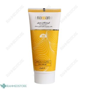 کرم ضد آفتاب فاقد چربی SPF30 راسن مناسب پوست چرب و آکنه دار ۵۰ میلی لیتر