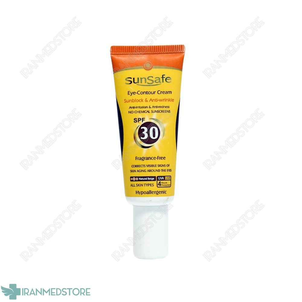 کرم ضد آفتاب رنگی دور چشم SPF30 سان سیف 20 میلی لیتر