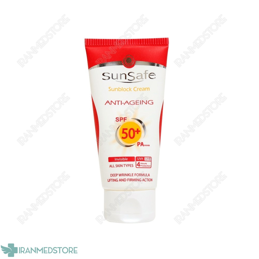کرم ضد آفتاب و ضد چروک سان سیف SPF50 حجم ۵۰ میلی لیتر