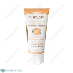 فلوئید ضد آفتاب SPF50+ فیزیکال سان سیف مناسب پوست ‌های حساس 50 میلی لیتر