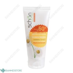 کرم ضد آفتاب شون ⁺SPF50 مناسب پوست های معمولی تا خشک ۵۰ میلی لیتر