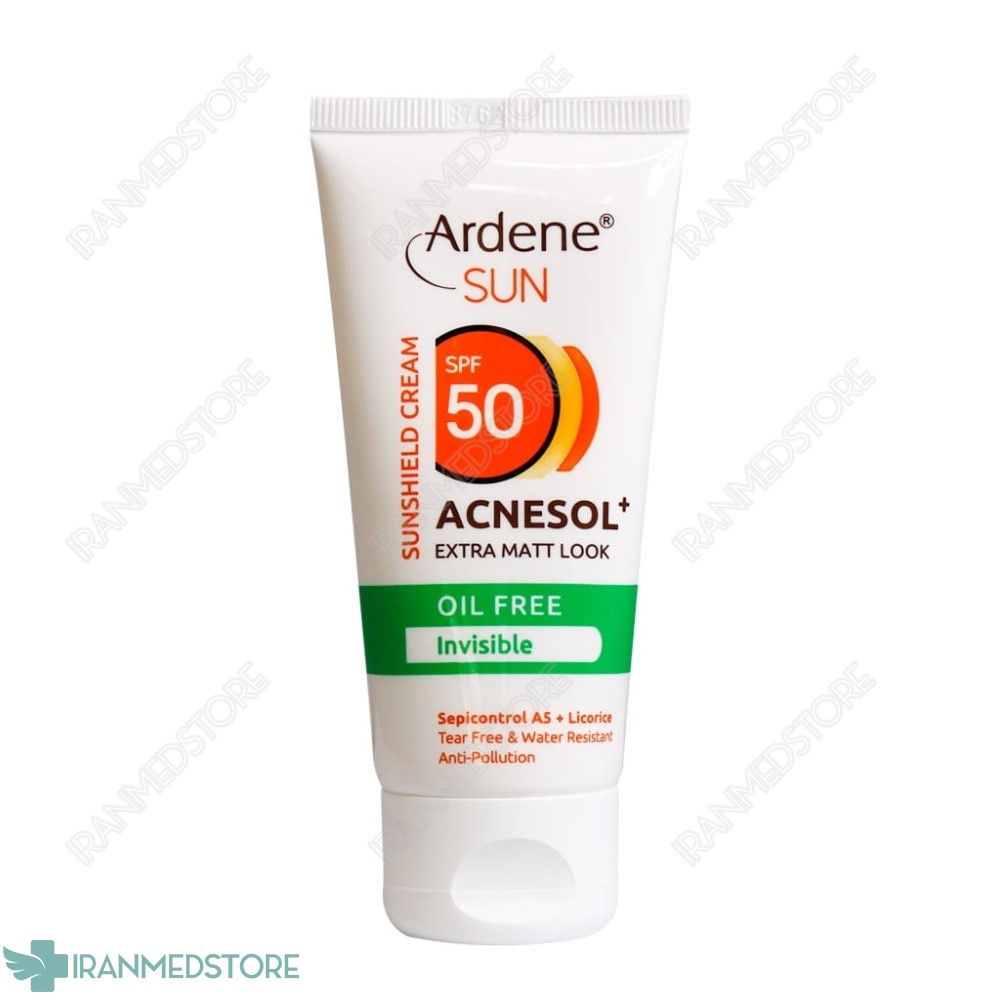 کرم ضد آفتاب آکنه سل آردن SPF50 مناسب پوست چرب ۵۰ گرم