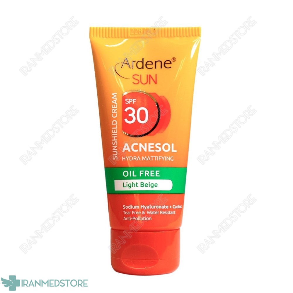 کرم ضد آفتاب رنگی SPF30 آردن خاصیت مات کنندگی 50 میلی لیتر