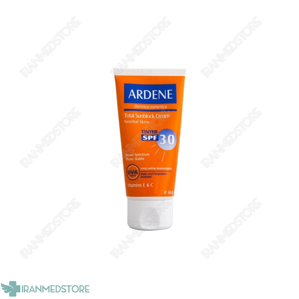 کرم ضد آفتاب رنگی ویتامینه آردن SPF30 حجم ۵۰ گرم