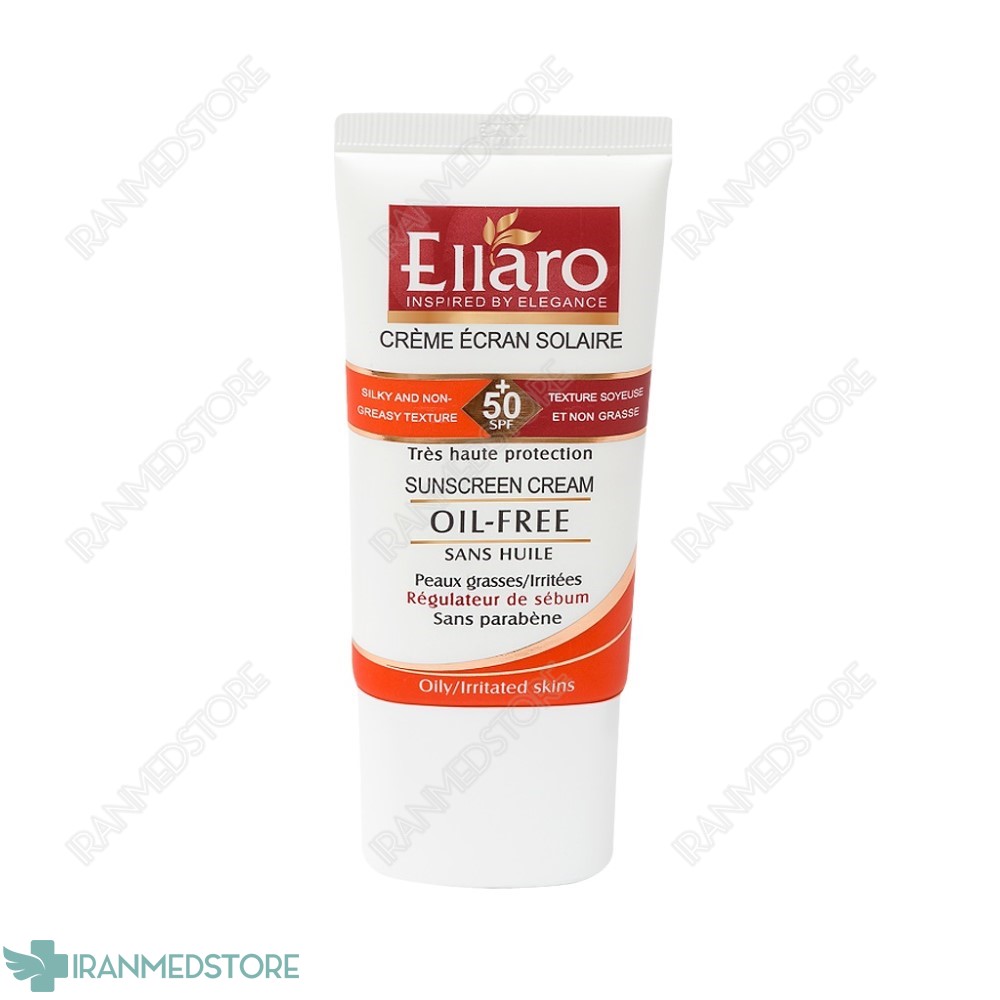 کرم ضد آفتاب فاقد چربی الارو SPF50 مناسب پوست چرب و جوش دار ۴۰ میلی لیتر