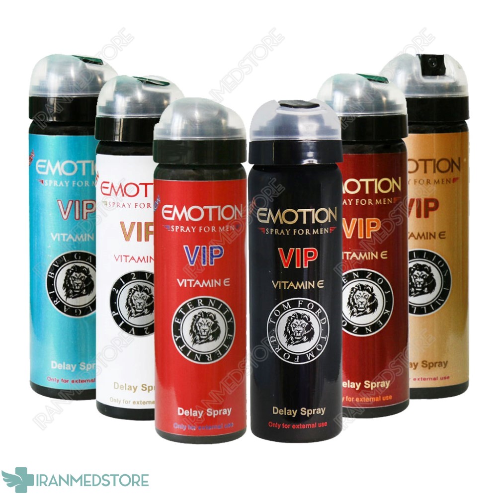 اسپری تاخیری VIP ایموشن حاوی ویتامین E مخصوص آقایان 65 میلی لیتر