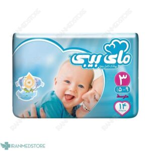 پوشک سایز ۳ مای بی بی (۵ تا ۹ کیلوگرم) حاوی عصاره بابونه