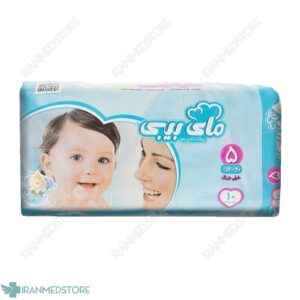 پوشک سایز ۵ مای بی بی (۱۲ تا ۲۰ کیلوگرم) حاوی عصاره بابونه