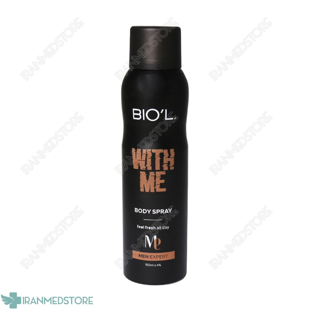 اسپری بدن مردانه بیول مدل With Me حجم 150 میلی لیتر