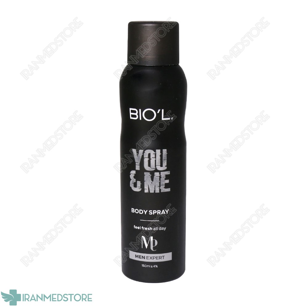 اسپری بدن مردانه بیول مدل You And Me حجم 150 میلی لیتر