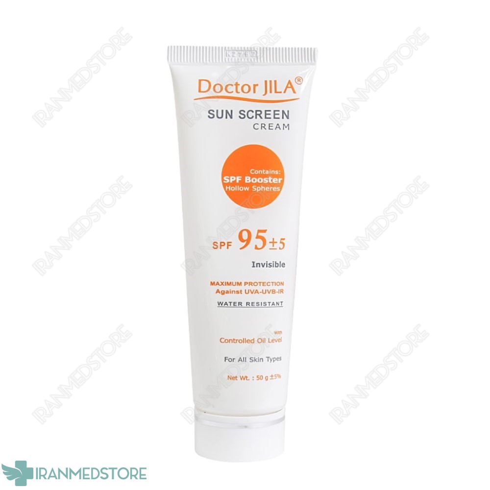 کرم ضد آفتاب SPF95 دکتر ژیلا با چربی کنترل شده 50 میلی لیتر