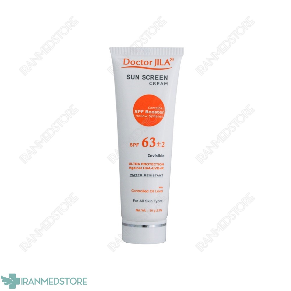 کرم ضد آفتاب SPF63 دکتر ژیلا مناسب پوست های چرب ۵۰ میلی لیتر