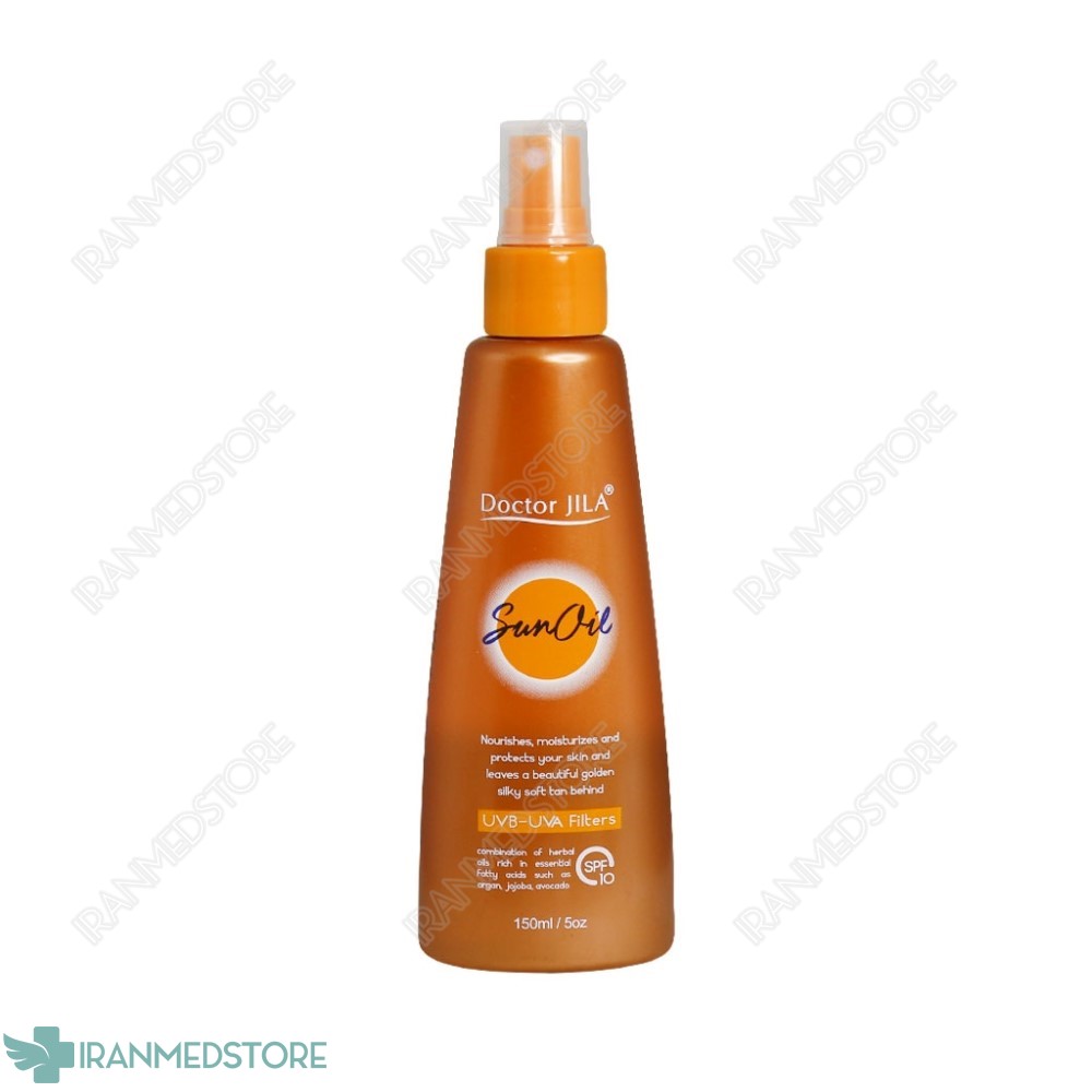 روغن آفتاب SPF10 دکتر ژیلا 150 میلی لیتر