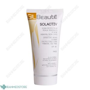 کرم ضد آفتاب مینرال سل اکتیو بی رنگ SPF40 ژیل بوته مناسب پوست های چرب 50 میلی لیتر