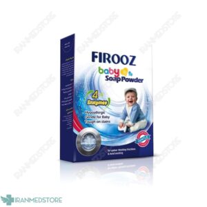 پودر صابون ۴ آنزیم فیروز مخصوص ماشین های اتوماتیک و نیمه اتوماتیک ۴۰۰ گرم