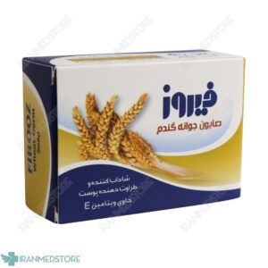 صابون جوانه گندم فیروز مناسب پوست های خشک و حساس 120 گرم