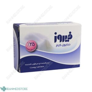 صابون کرم فیروز مناسب پوست های خشک و حساس 120 گرم