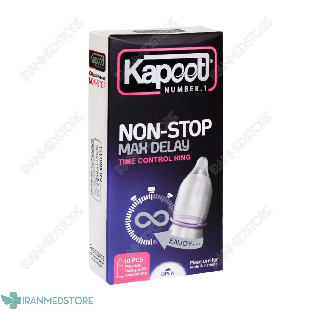 کاندوم کاپوت مدل Non Stop Max Delay تعداد 10 عدد