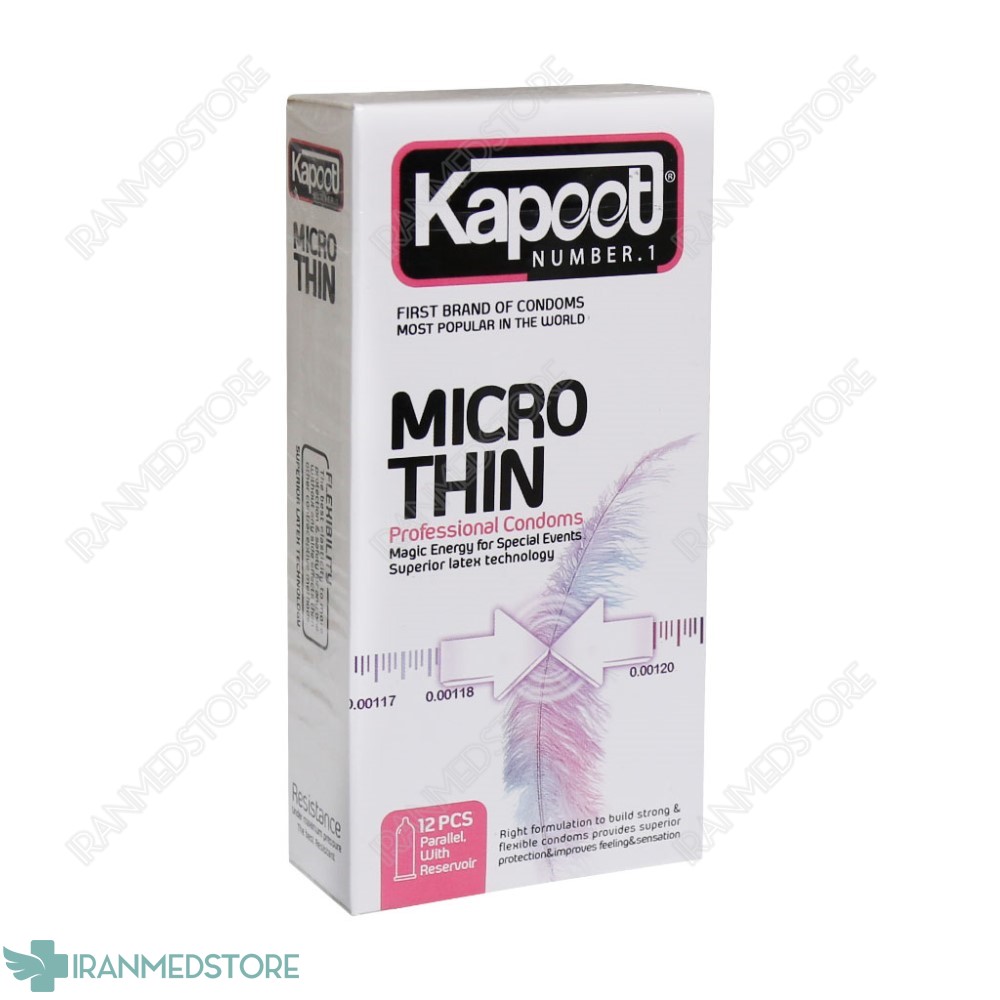 کاندوم کاپوت مدل Micro Thin تعداد 12 عدد