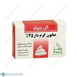 صابون کرم دار 25 درصد گل سیتو 125 گرم