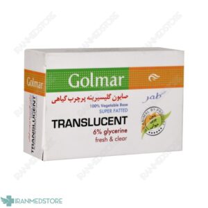 صابون گلیسیرینه پرچرب گیاهی گلمر مناسب پوست خشک 120 گرم