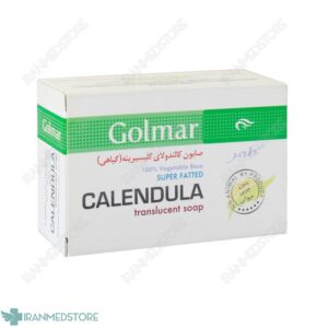 صابون کالاندولای گلیسیرینه گیاهی گلمر 90 گرم