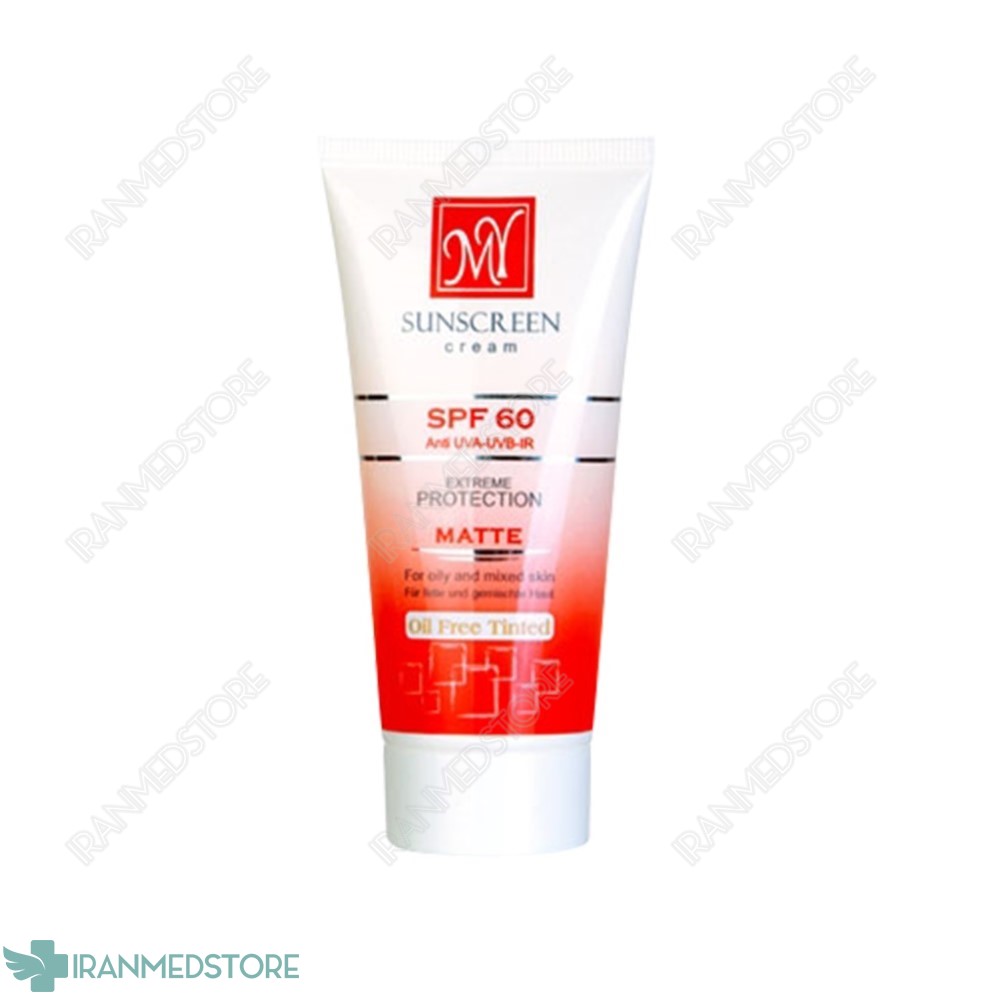 کرم ضد آفتاب فاقد چربی SPF60 مای مناسب پوست های چرب و مختلط ۵۰ میلی لیتر