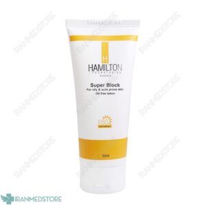 لوسیون ضد آفتاب SPF50 همیلتون مدل سوپر بلاک 50 میلی لیتر
