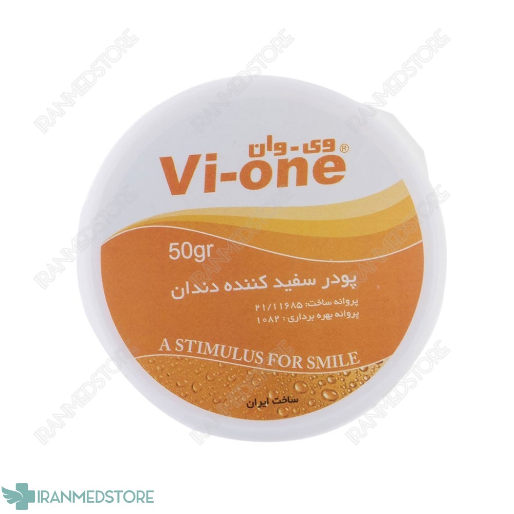 پودر سفید کننده دندان پرتقال وی وان ۵۰ گرم