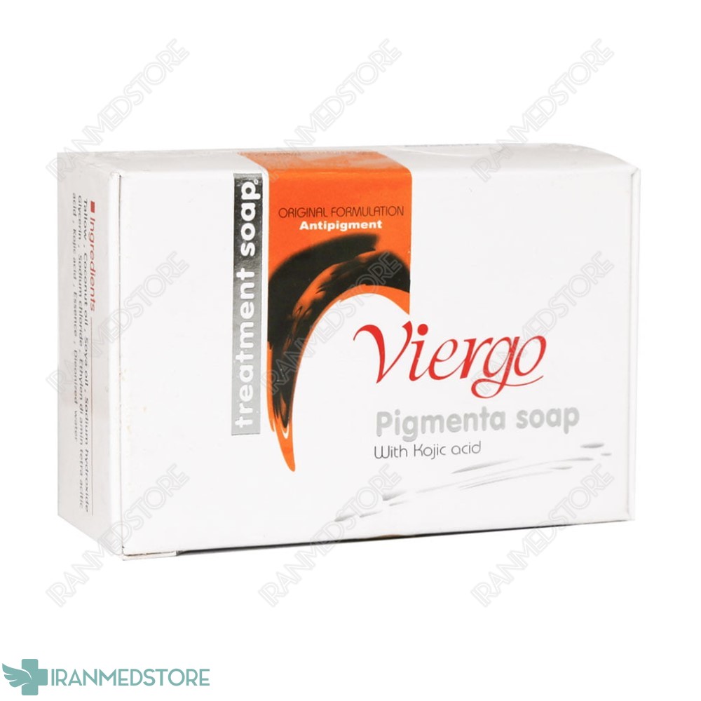 صابون پیگمنتا ویرگو حاوی ماده موثره کوجیک اسید 100 گرم