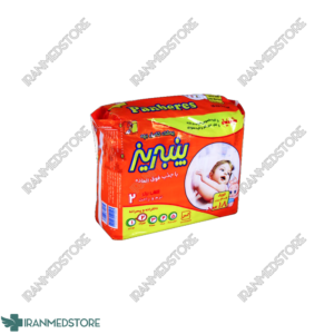 پوشک شماره ۲ با پوشش کتانی (۳ تا ۶ کیلوگرم) پنبه ریز ۱۸ عددی