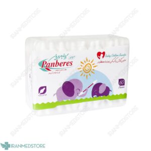 گوش پاک کن کودک پنبه ریز ۶۰ عددی