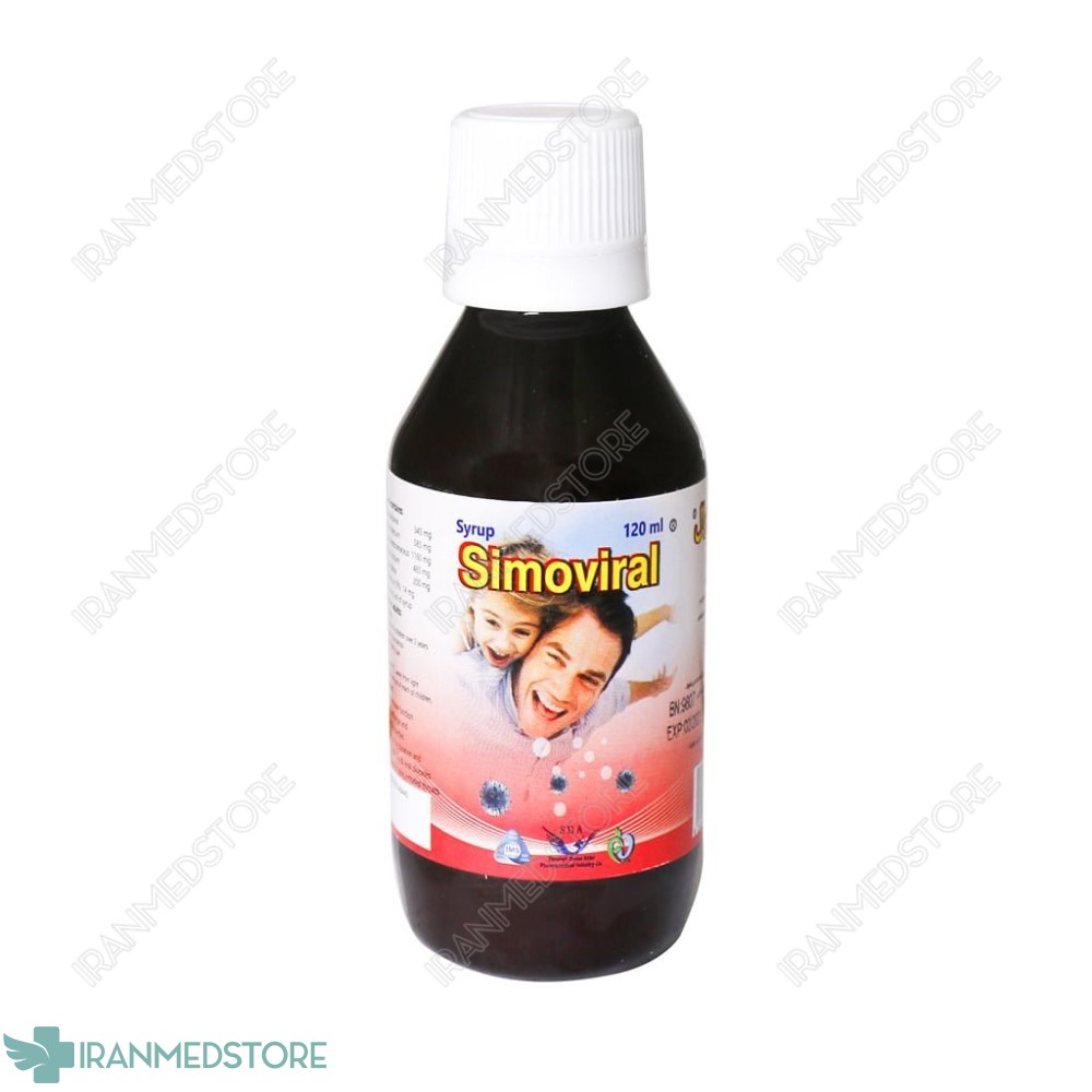 شربت سیموویرال سیمرغ دارو عطار ۱۲۰ میلی لیتر