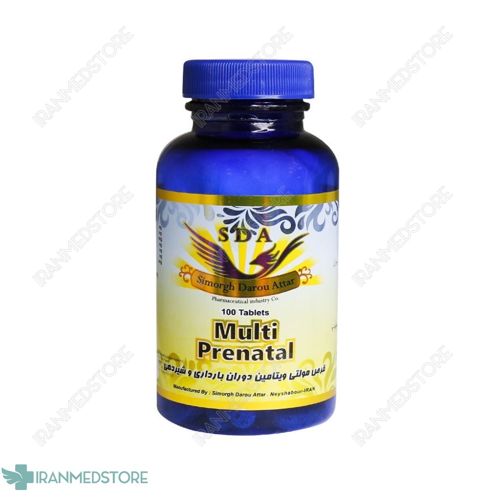 قرص مولتی پریناتال سیمرغ دارو عطار مناسب دوران بارداری و شیردهی
