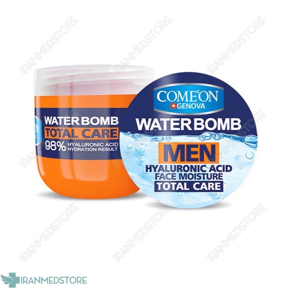 ژل کرم آبرسان واتر بمب آقایان مدل Total Care کامان ۲۰۰ میلی لیتر