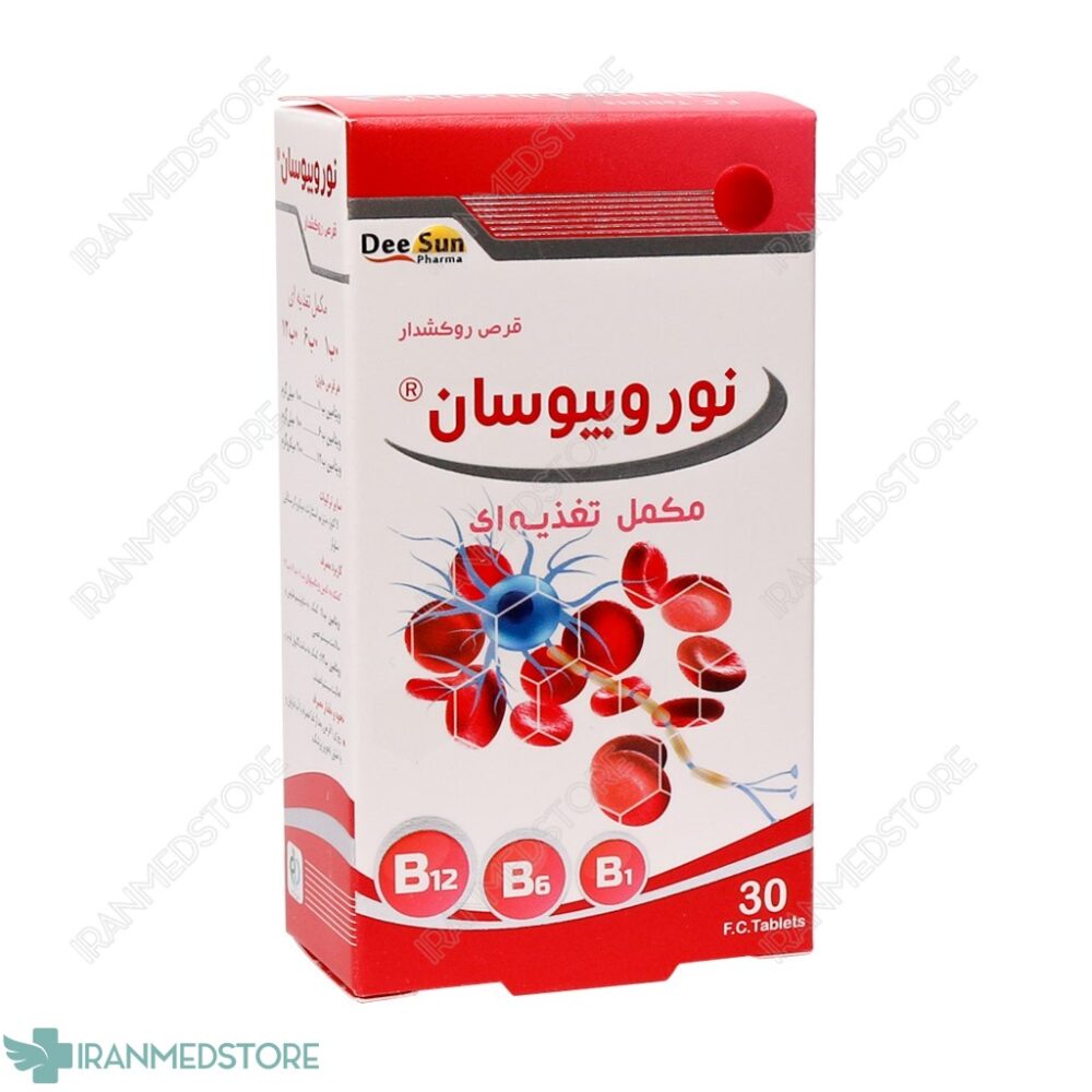قرص روکشدار نوروبیوسان دی سان فارما ۳۰ عدد