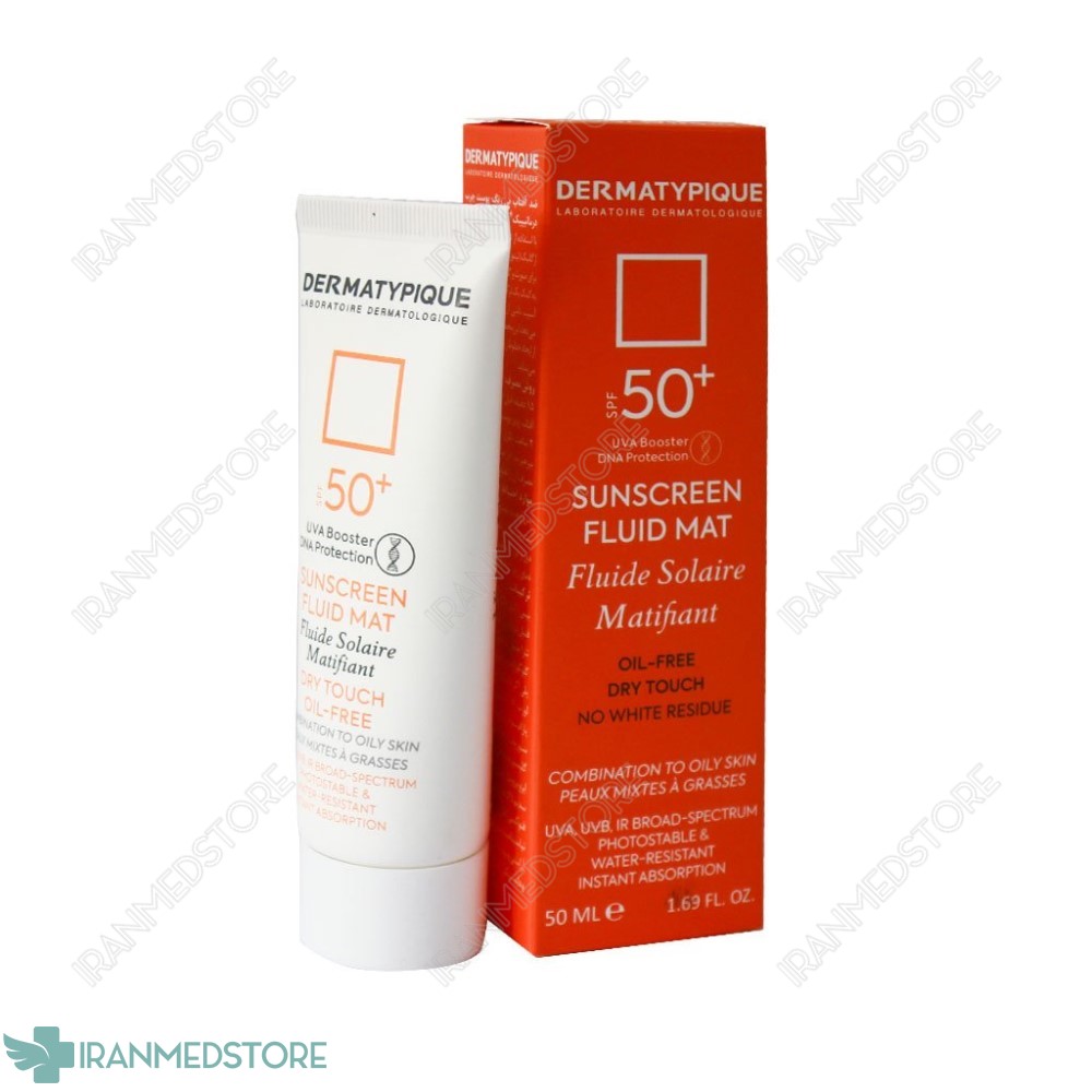 ضد آفتاب فاقد چربی SPF۵۰+ درماتیپیک ۵۰ میلی لیتر