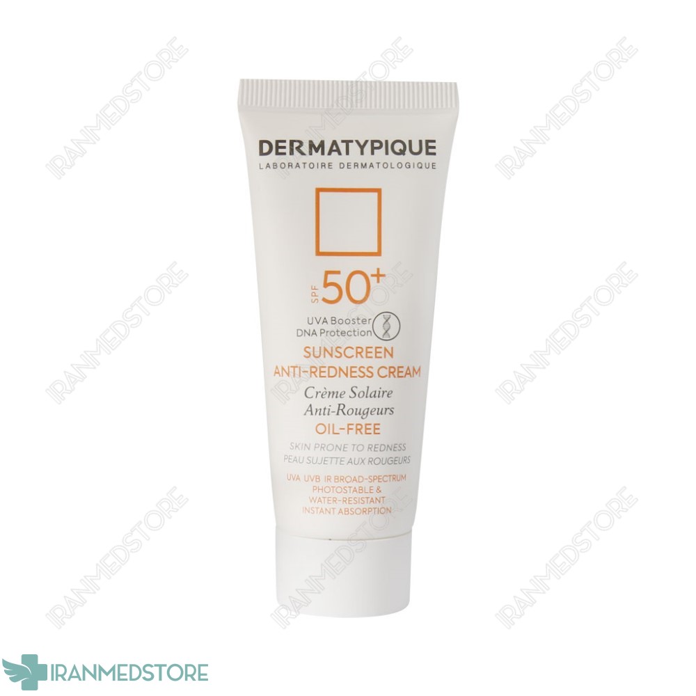 ضد آفتاب بی رنگ پوست قرمز و حساس SPF۵۰ درماتیپیک ۴۰ میلی لیتر